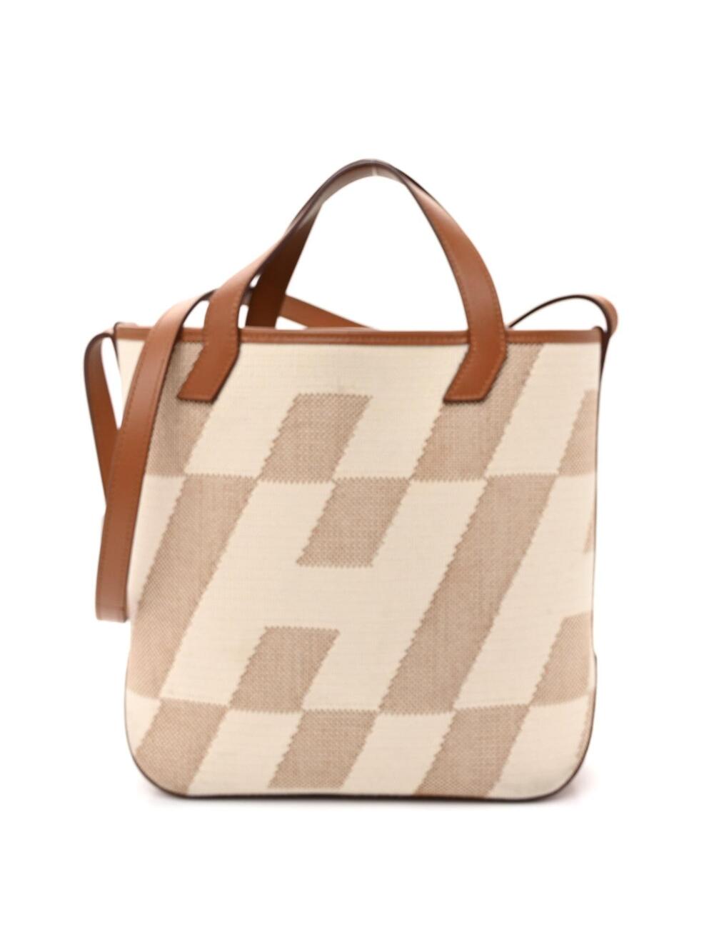Hermes Swift Toile H Cabas En Biais 27 #303598H19B